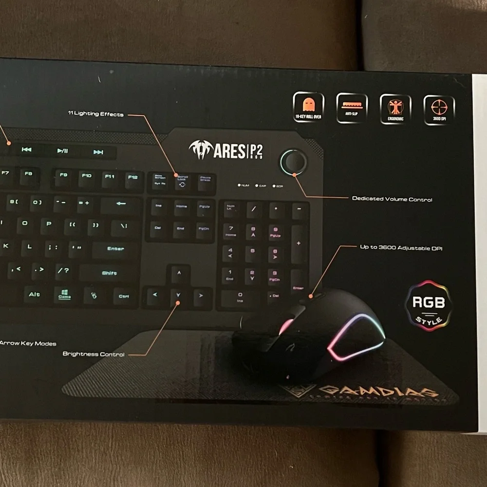 NEW! Ares 3-in-1 gaming keyboard